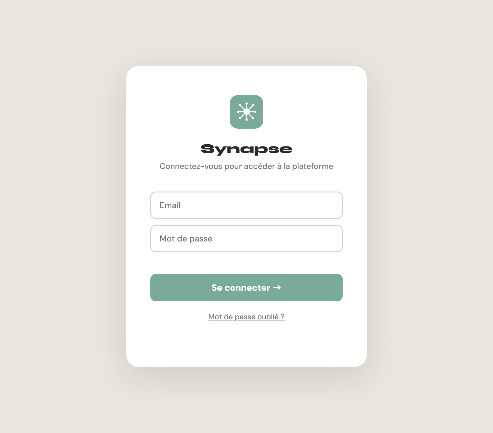 Connexion Synapse